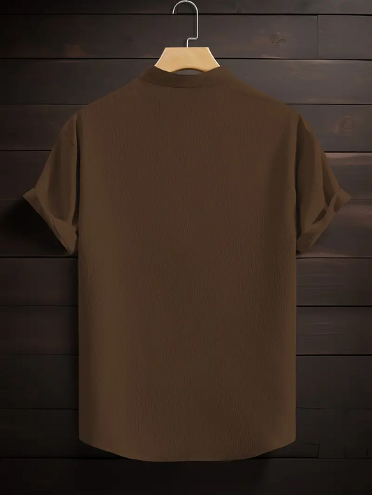 Solid Cotton Shirt