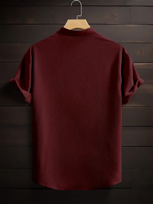 Solid Cotton Shirt