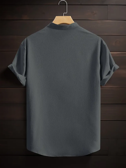 Solid Cotton Shirt