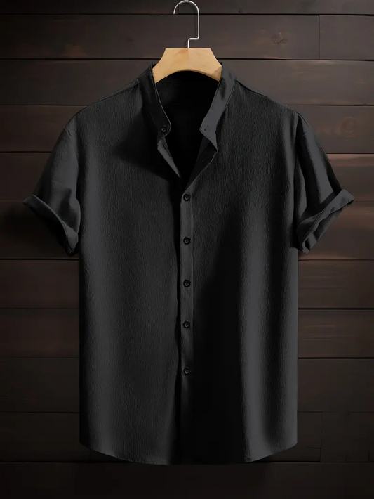 Solid Cotton Shirt