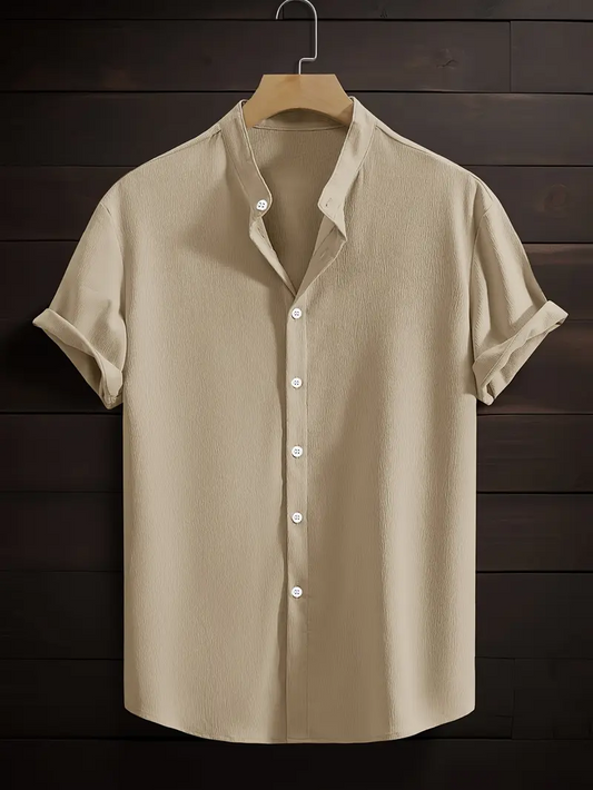 Solid Cotton Shirt